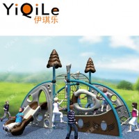 Discount Price Commercial Playground Outdoor Riding Horses With Plastic Slides High Quality Climbing Equipment