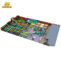 Trampoline Manufacturers Gymnastic professional Trampoline Park with indoor playground amusement equipment