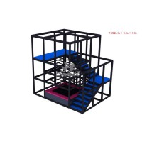 Top fashion amusement falling net design equipment park trampoline equipment