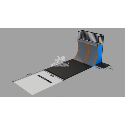 China custom fashion parkour trampoline park equipment for sale