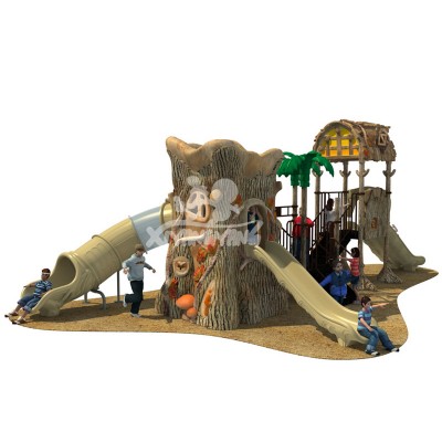 High end amusement park block kids game outdoor playground equipment